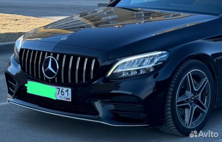 Решетка радиатора Mercedes gt w205 рестайлинг