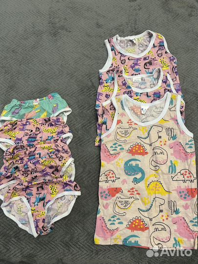 Вещи пакетом на девочку 80 86 92