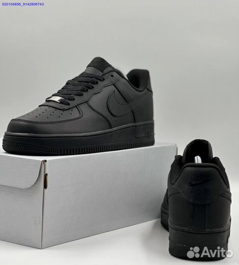 Кроссовки Nike Air Force 1 Low Black (Арт.58994)