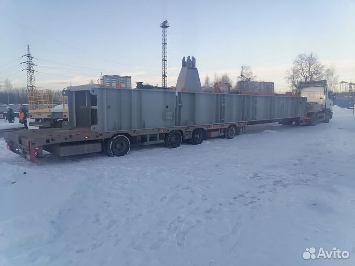 Перевозка негабаритных грузов. Аренда трала