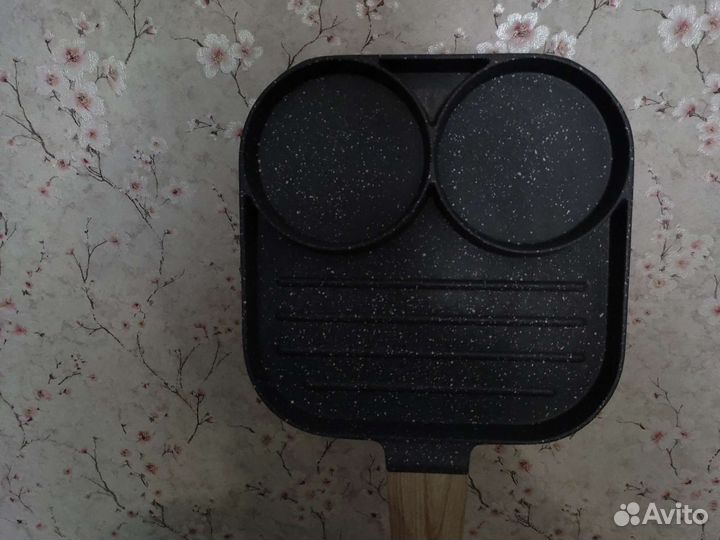 Сковорода антипригарная с отделениями