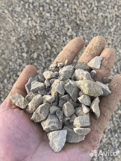 Щебень бутовый камень отсев