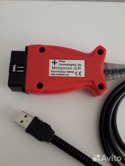 Mongoose JLR Pro (китай) J2534 для диагностики OBD