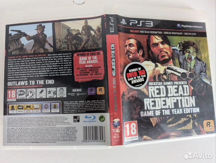 Red dead redemption goty ps3