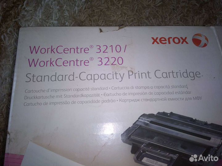 Картридж xerox workcentre 3210/3220 оригинал