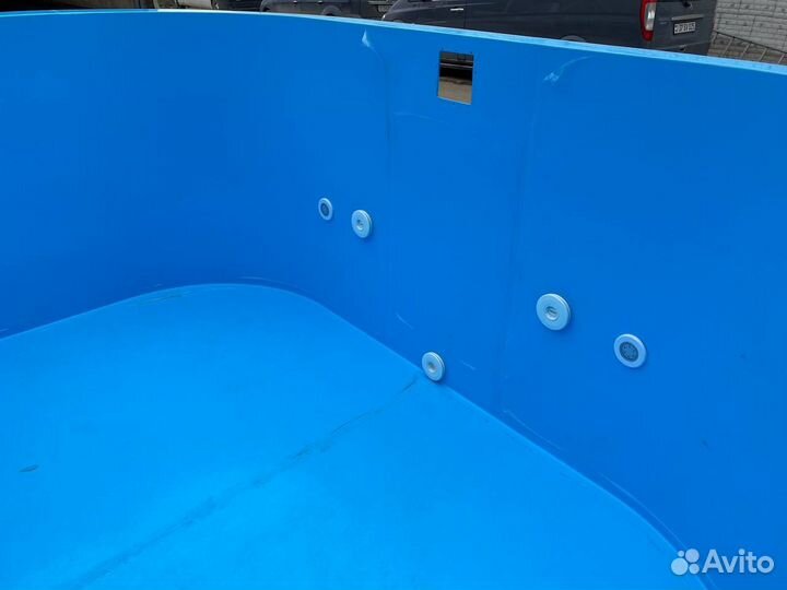 Бассейн 2х3 метра из пластика глубиной 1.3м