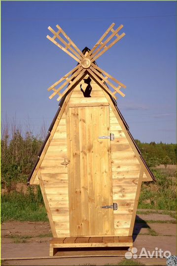 Дачный туалет деревянный BAG335
