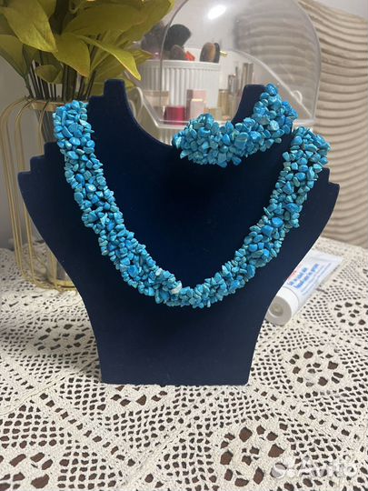 Набор ожерелье и браслет