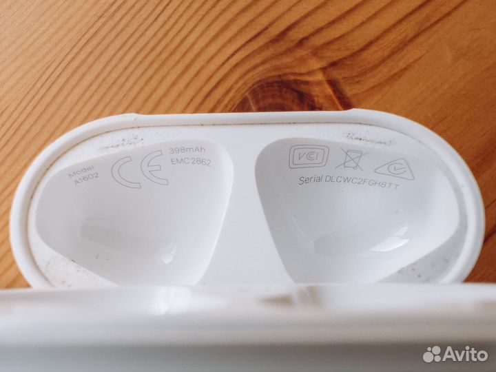 Беспроводные наушники apple airpods оригинал бу