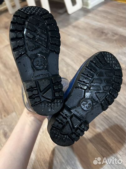 Детские резиновые сапоги 23 размер