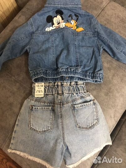 Вещи zara 80/92 для девочки новые