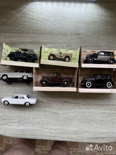 Набор автомоделей газ масштаб 1/43