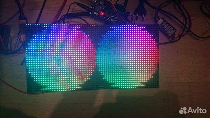 Светодиодный экран бегущая строка+Arduino Mega2560