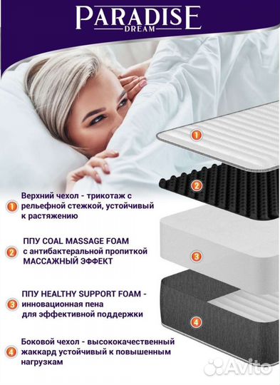 Матрас 160х200 новый