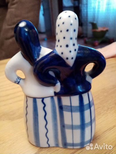 Статуэтка старая Гжель СССР