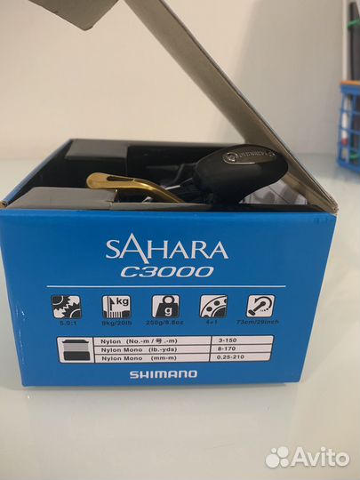 Катушка безынерционная shimano sahara C3000