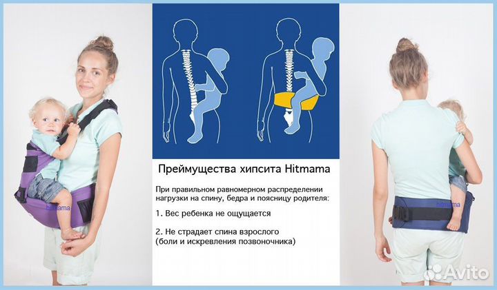 Эргорюкзак хипсит