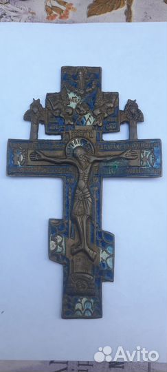 Бронза распятие крест 18-19 век