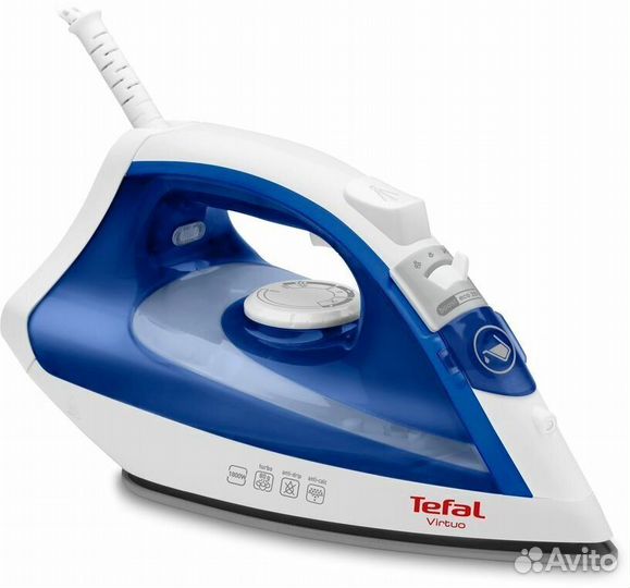 Утюг Tefal Virtuo FV1711E0, белый/синий