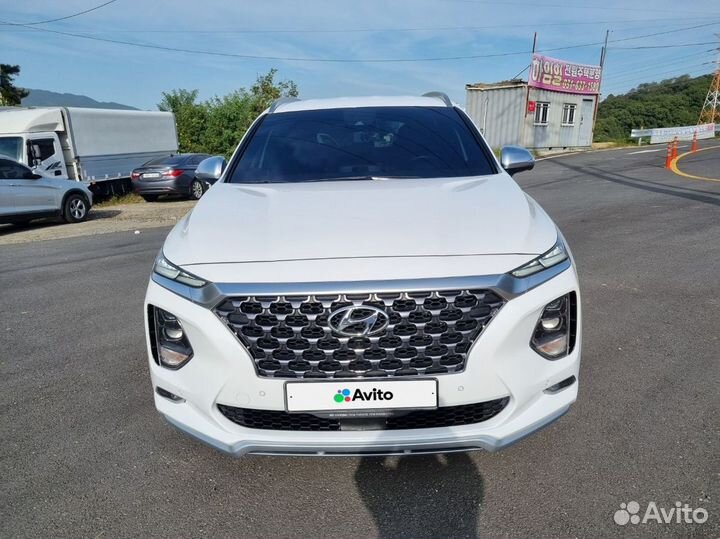 Hyundai Santa Fe 2.2 AT, 2019, 11 000 км