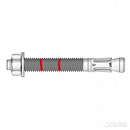 Анкер клиновой Tecfi ZJE ZN для бетона 8х115/45 мм