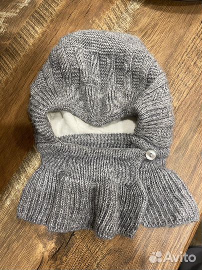 Зимняя шапка для мальчика 44 46