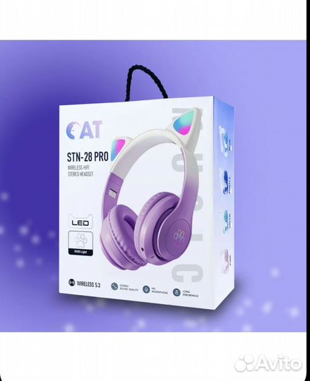 Беспроводные наушники с микрофоном STN-28 PRO