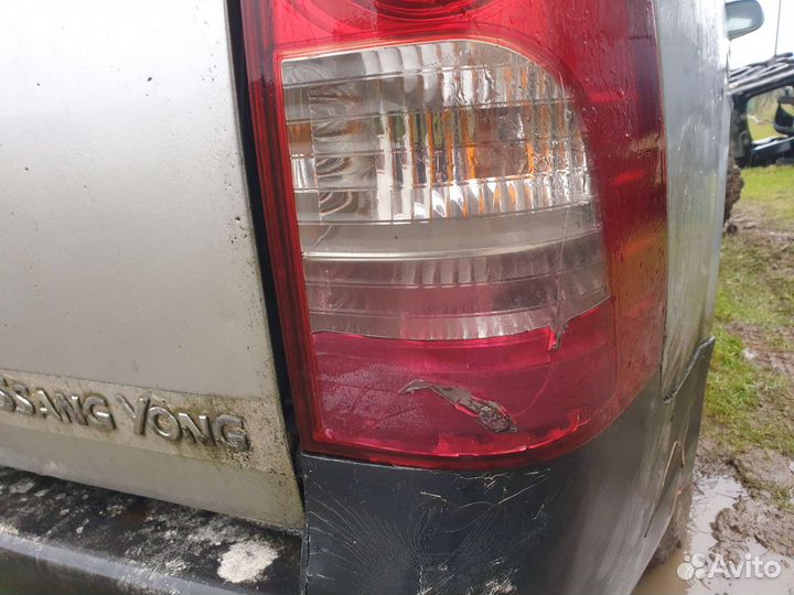 Задний бампер Ssang Yong Actyon Sports