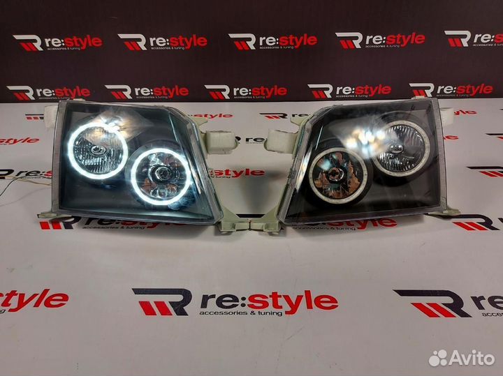 Фары Toyota Land Cruiser Prado 95 LED Темные