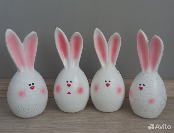 Фигурки зайчиков на пасху