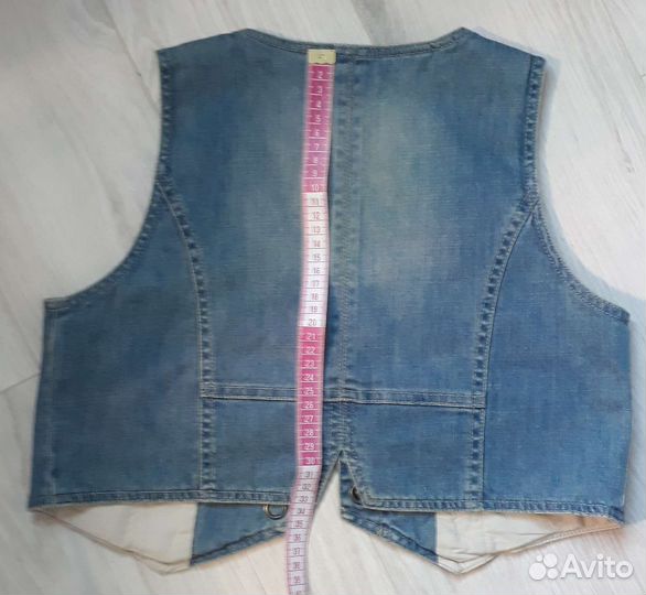 Жилет джинсовый размер 158 р. 40 - 42