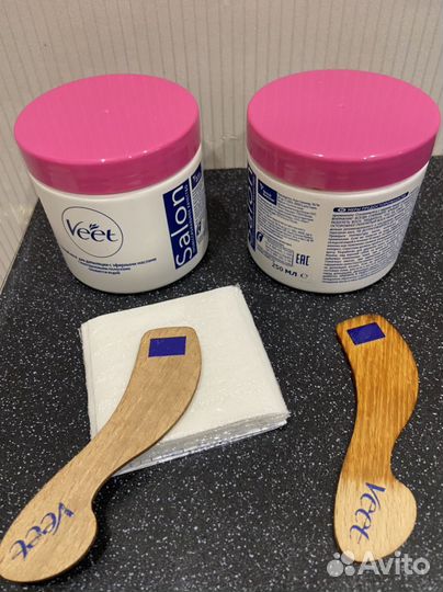 Теплый воск для депиляции veet