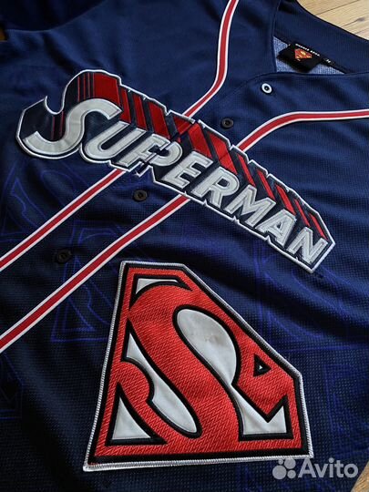 Джерси Warner Bros. Superman оригинал винтаж L-XL