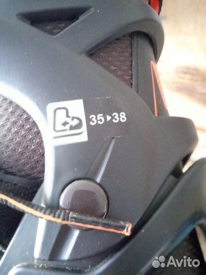 Коньки детские раздвижные 35-38