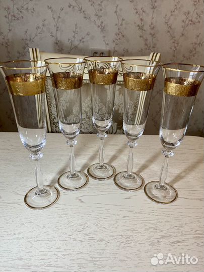 Бокалы Фужеры Богемия