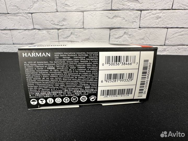 Беспроводные наушники jbl tune 230nc