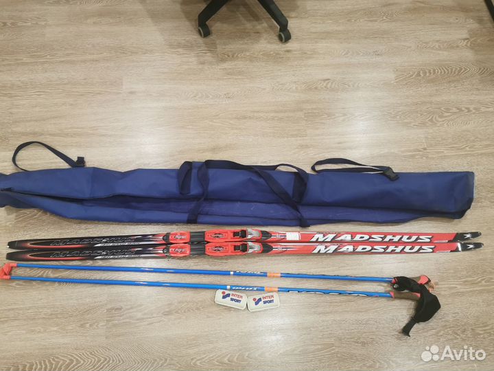 Лыжи Madshus и лыжные палки Yoko 5400