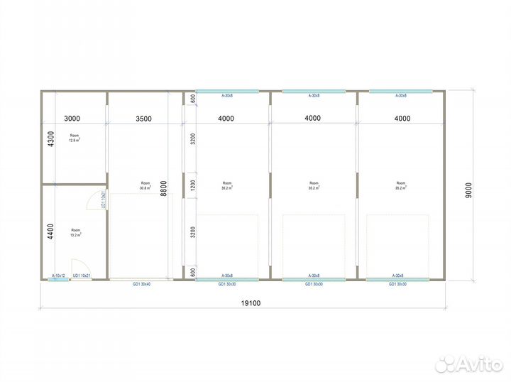 Лстк каркас сто на 4 поста (от производителя)