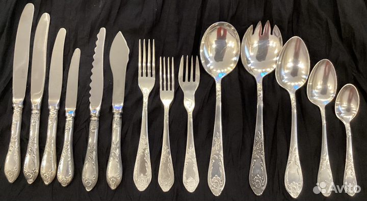 Столовые приборы мельхиор мнц СССР Классик зиш
