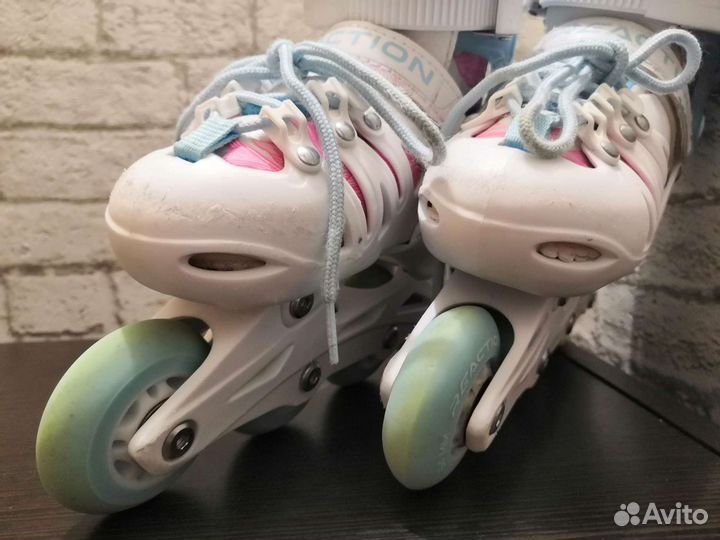 Роликовые коньки reaction размер 28-31