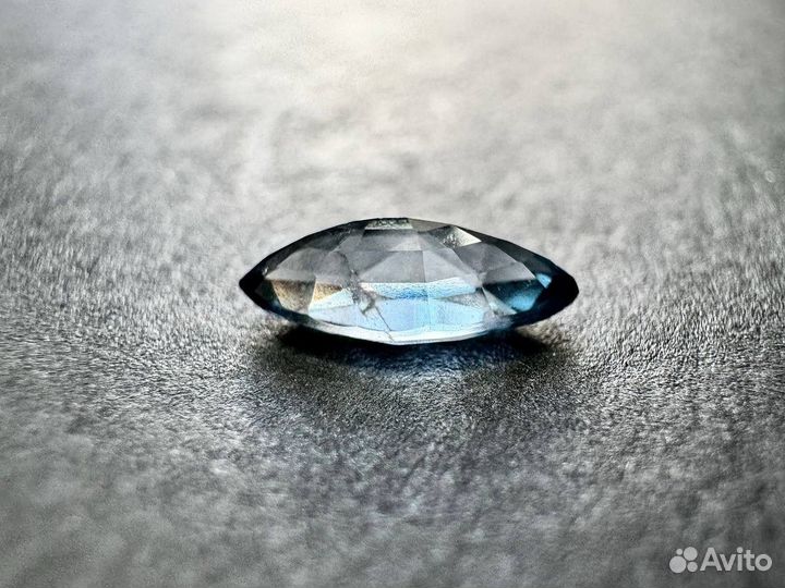 Шпинель синяя грозовая 1ct Мозамбик