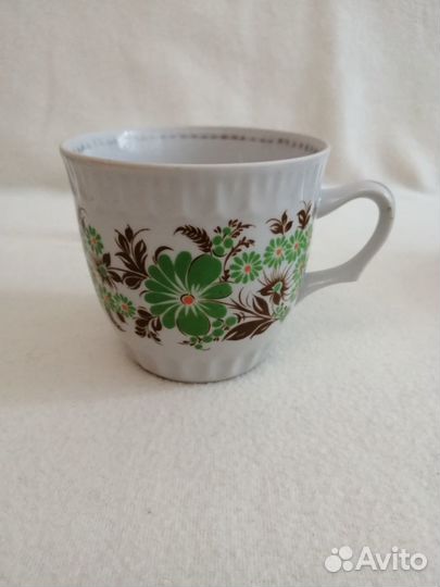 Большой фарфоровый бокал (кэкхз- СССР)