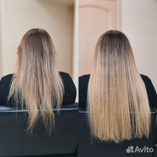 Безопасное наращивание волос