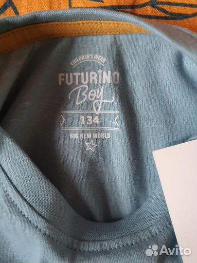 Футболка с длинным рукавом, новая. Р. 134