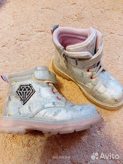 Ботинки демисезонные для девочки 30