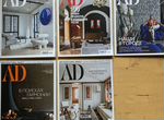 Журналы AD Architectutal Digest, 5шт