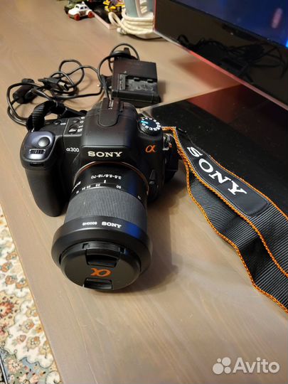 Зеркальный фотоаппарат sony а 300