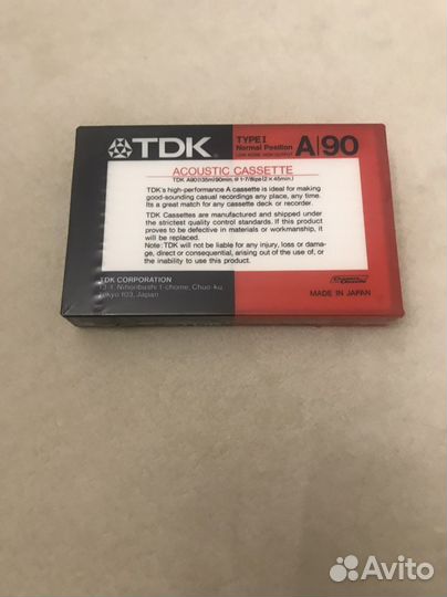 Аудиокассеты tdk a90
