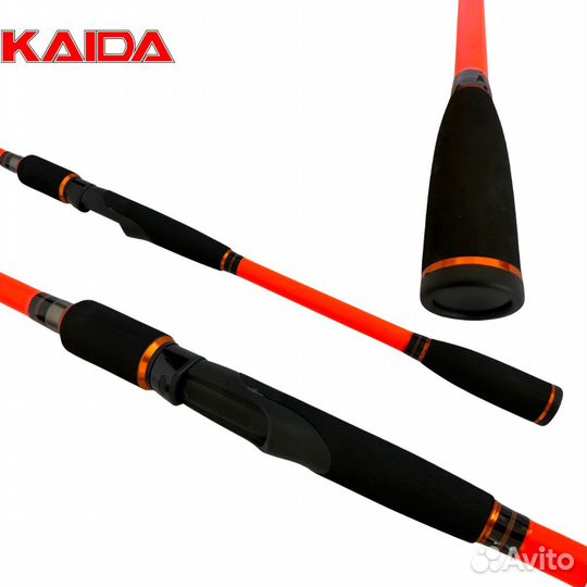 Спиннинг kaida KAC H captain, тест 20-60g 2,7m