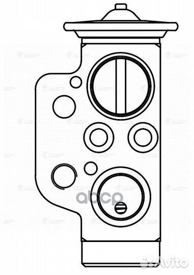 Клапан расш. кондиционера (трв) для а/м VW Toua